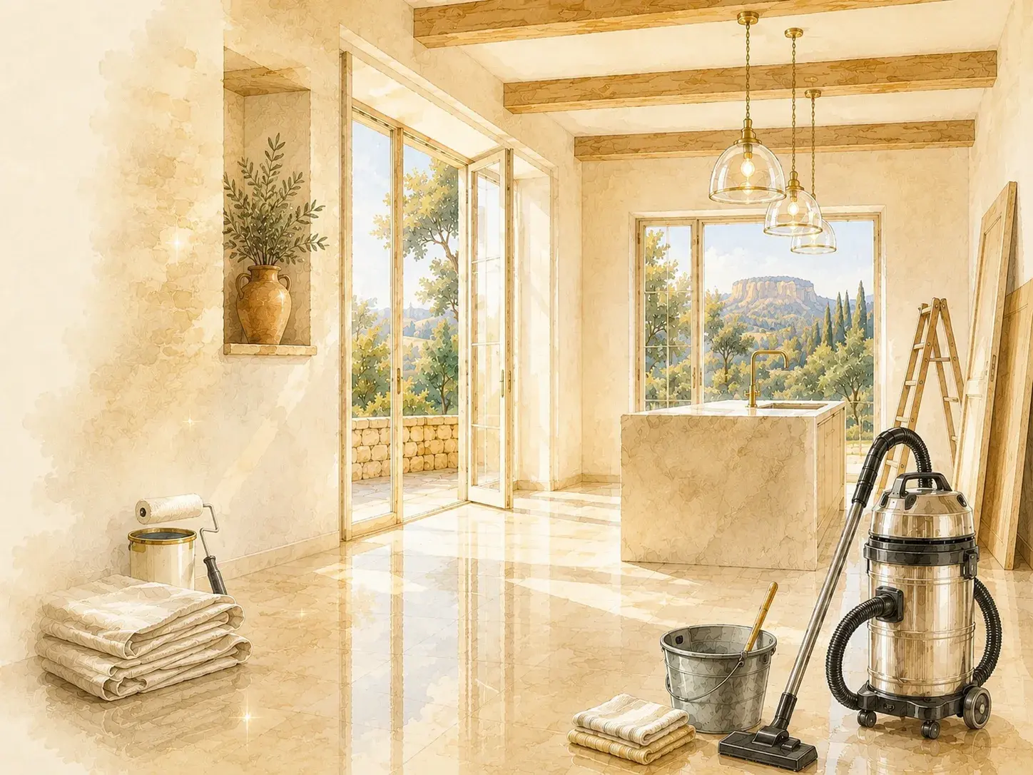 Illustration : fin de chantier